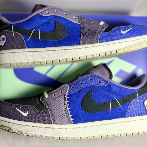 Air Jordan 1 Retro Low OG x Zion Williamson Voodoo IH2309-500 Men’s Size 12 - Picture 7 of 12